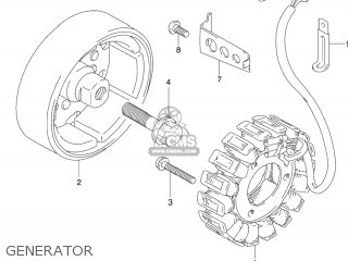 GENERATOR - GS500F 2005 (K5) USA (E03)