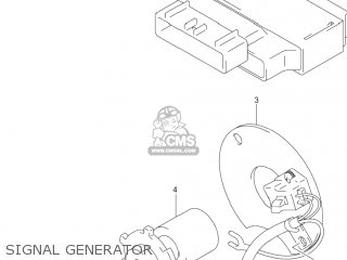 SIGNAL GENERATOR - GS500F 2005 (K5) USA (E03)