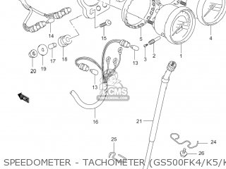 SPEEDOMETER - TACHOMETER (GS500FK4/K5/K6) - GS500F 2005 (K5) USA (E03)