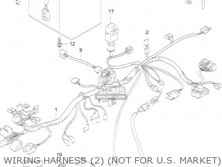 WIRING HARNESS (2) (NOT FOR U.S. MARKET) - GS500F 2005 (K5) USA (E03)