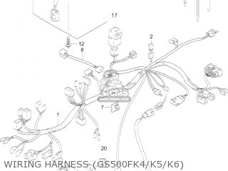 WIRING HARNESS (GS500FK4/K5/K6) - GS500F 2005 (K5) USA (E03)