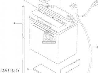 BATTERY - GS500F 2006 (K6) USA (E03)