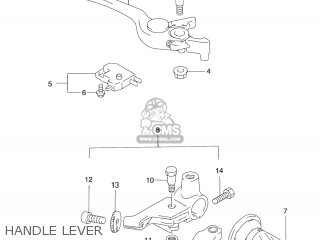 HANDLE LEVER - GS500F 2006 (K6) USA (E03)