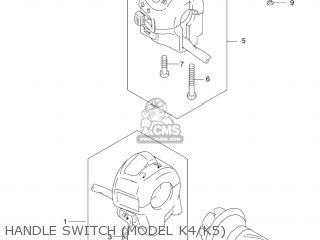 HANDLE SWITCH (MODEL K4/K5) - GS500F 2006 (K6) USA (E03)
