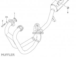 MUFFLER - GS500F 2006 (K6) USA (E03)