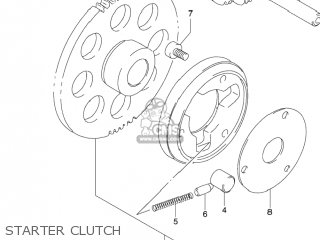 STARTER CLUTCH - GS500F 2006 (K6) USA (E03)