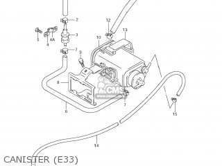 CANISTER (E33) - GS500F 2007 (K7) USA (E03)