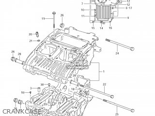 CRANKCASE - GS500F 2007 (K7) USA (E03)