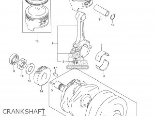 CRANKSHAFT - GS500F 2007 (K7) USA (E03)