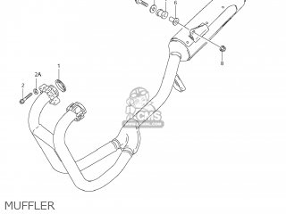 MUFFLER - GS500F 2007 (K7) USA (E03)