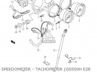 SPEEDOMETER - TACHOMETER (GS500H E28 - GS500F 2007 (K7) USA (E03)