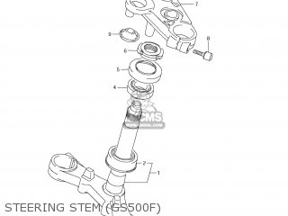 STEERING STEM (GS500F) - GS500F 2007 (K7) USA (E03)