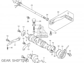 GEAR SHIFTING - GS500F 2008 (K8) USA (E03)