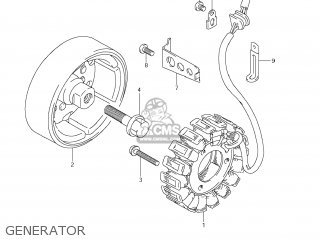 GENERATOR - GS500F 2008 (K8) USA (E03)