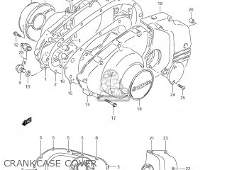 CRANKCASE COVER - GS500F 2009 (K9) USA (E03)