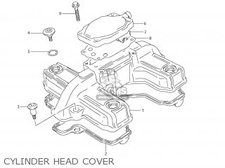 CYLINDER HEAD COVER - GS500F 2009 (K9) USA (E03)