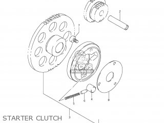 STARTER CLUTCH - GS500F 2009 (K9) USA (E03)