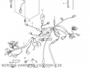 WIRING HARNESS (GS500H E28 - GS500F 2009 (K9) USA (E03)