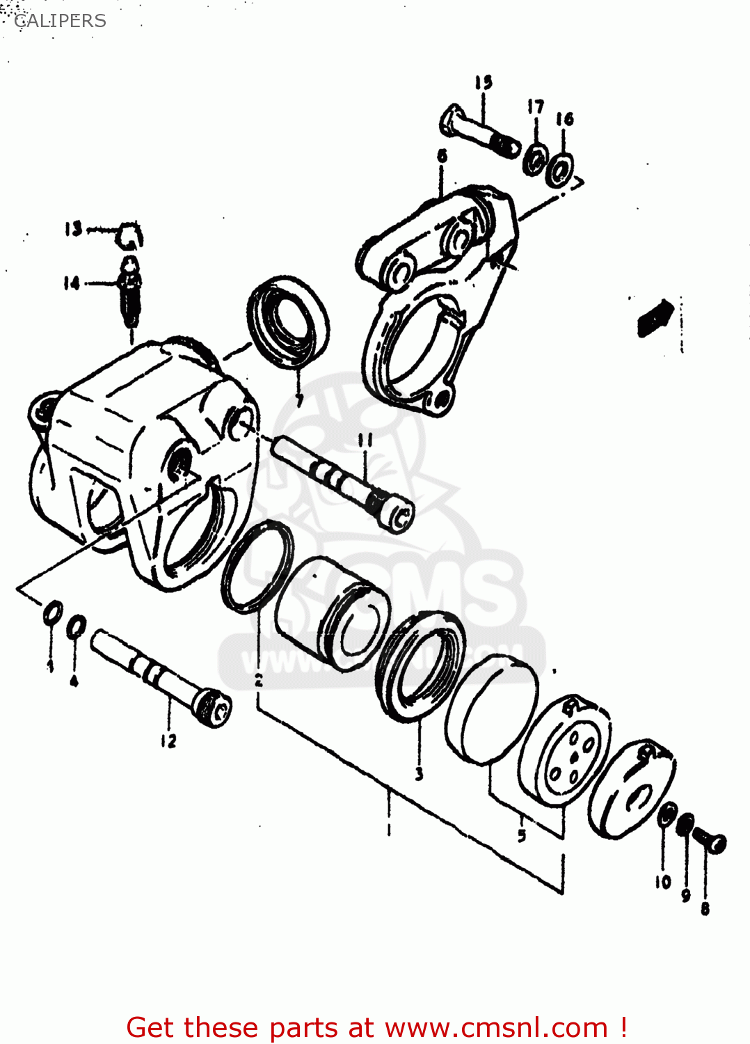 CALIPERS GS550 1977 (B) USA (E03)