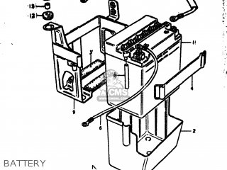 BATTERY - GS550 1977 (B) USA (E03)