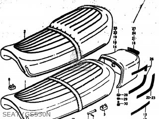 SEAT (GS550N - GS550 1977 (B) USA (E03)