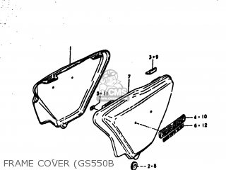 FRAME COVER (GS550B - GS550 1978 (C) USA (E03)