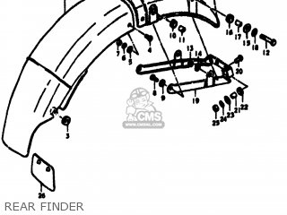 REAR FINDER - GS550 1978 (C) USA (E03)