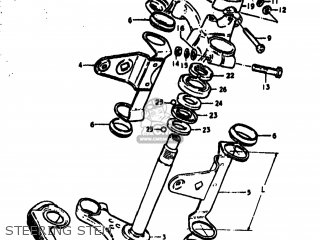 STEERING STEM - GS550 1979 (N) USA (E03)
