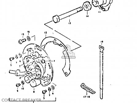CONTACT BREAKER - GS550 1980 (T) GENERAL EXPORT (E01)