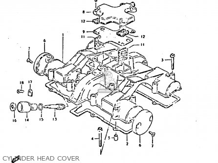 CYLINDER HEAD COVER - GS550 1980 (T) GENERAL EXPORT (E01)