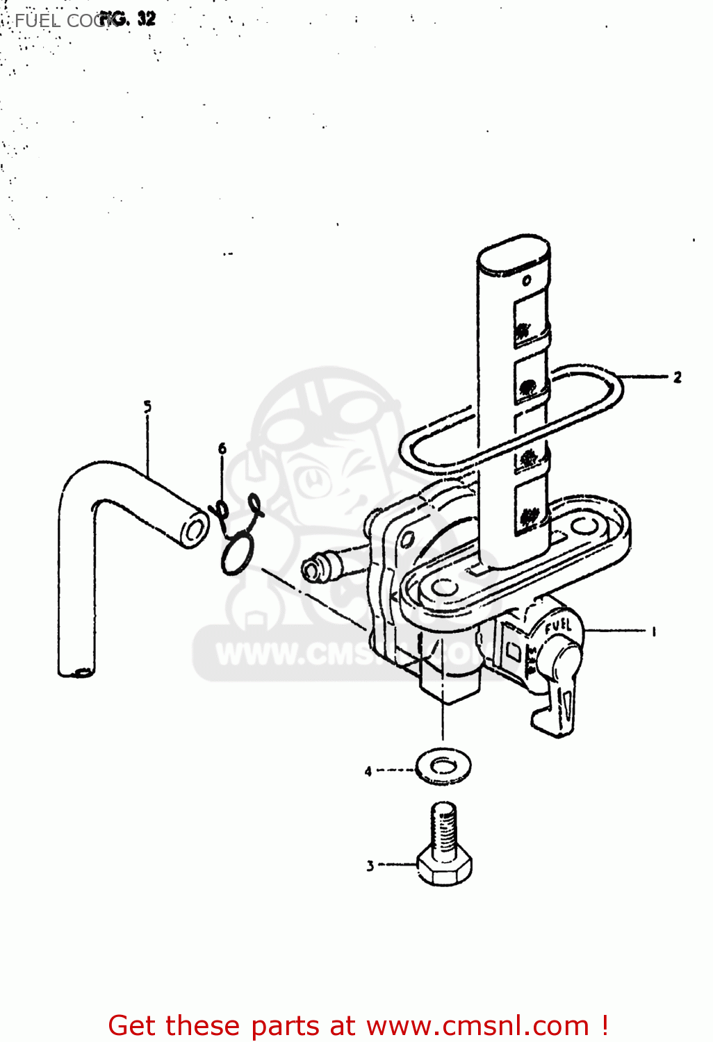 FUEL COCK GS550 1980 (T) USA (E03)