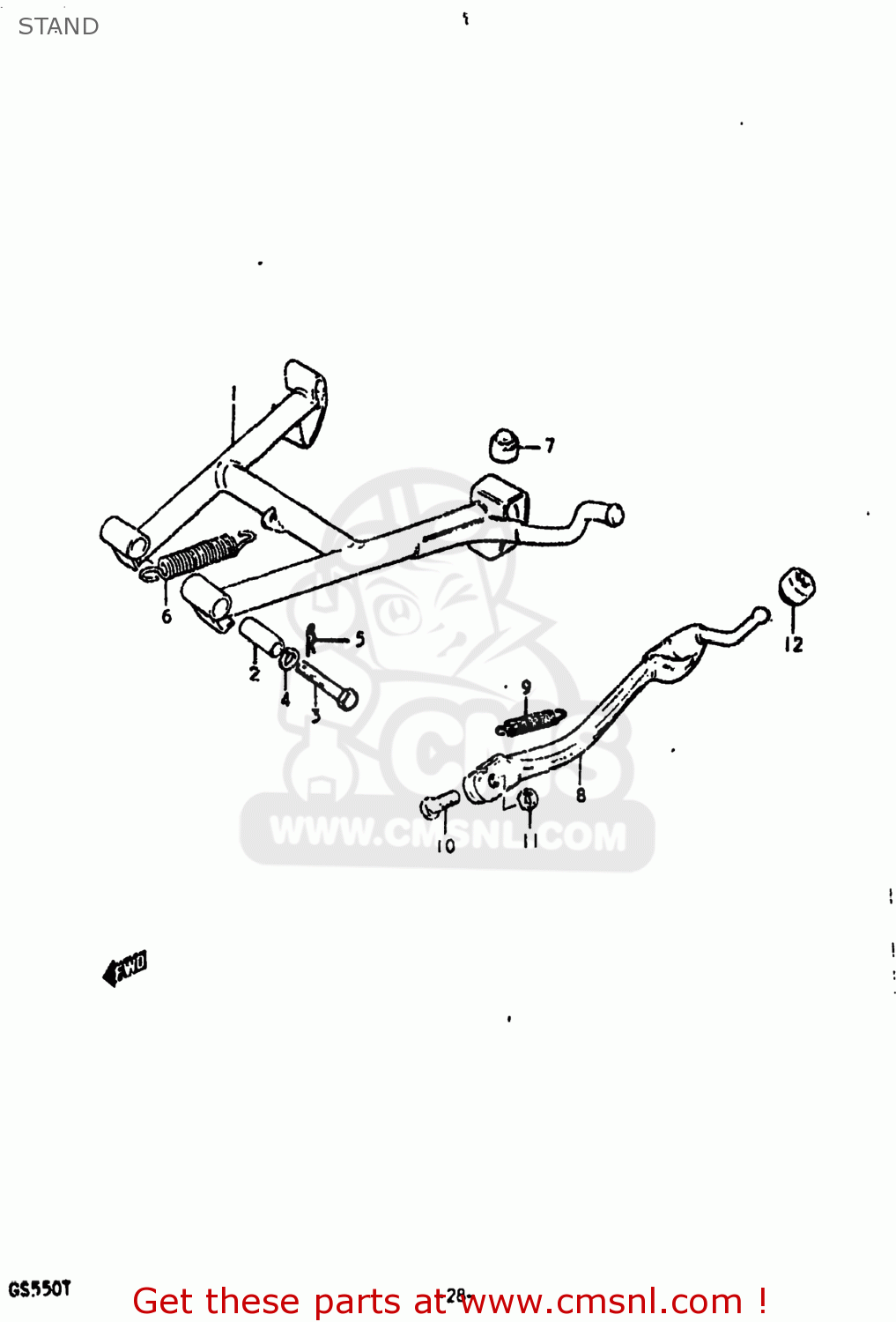 STAND GS550 1980 (T) USA (E03)