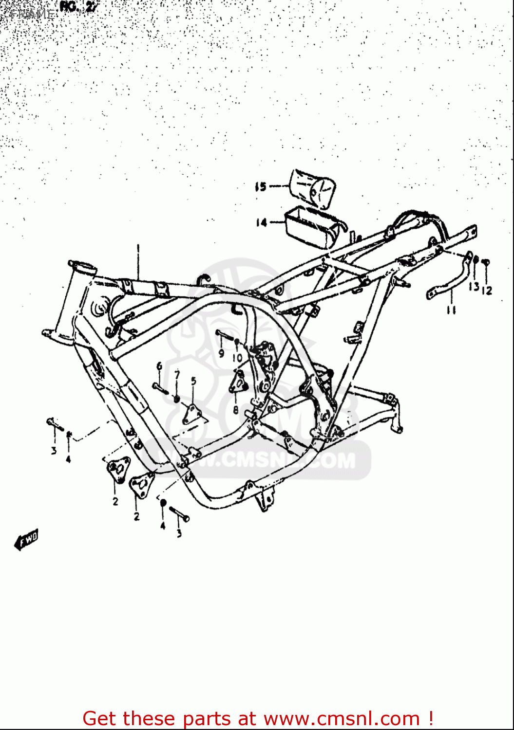 FRAME GS550 1980 (T) USA (E03)