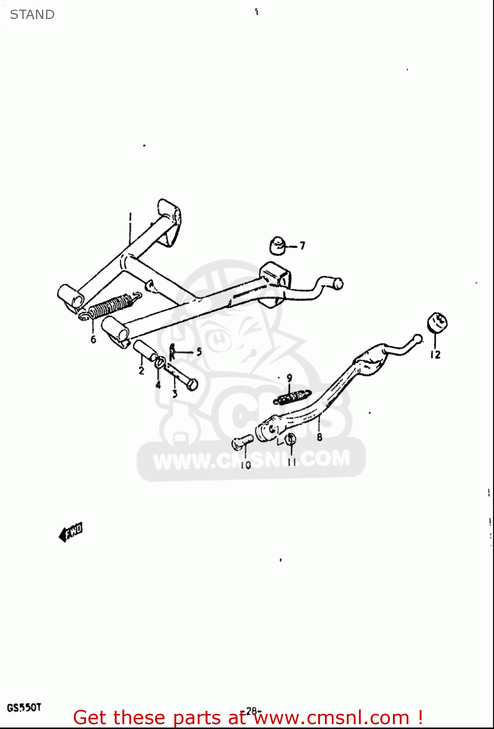 STAND GS550 1980 (T) USA (E03)