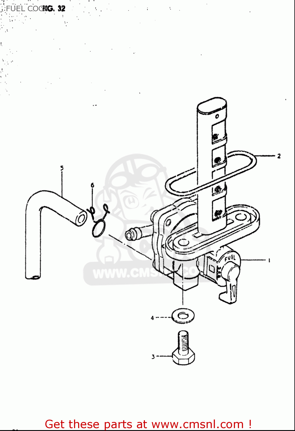 FUEL COCK GS550 1980 (T) USA (E03)