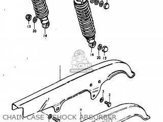 CHAIN CASE - SHOCK ABSORBER - GS550 1980 (T) USA (E03)