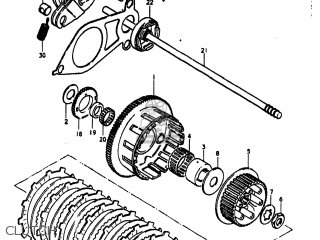 CLUTCH - GS550 1980 (T) USA (E03)