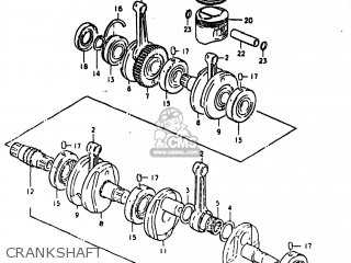 CRANKSHAFT - GS550 1980 (T) USA (E03)