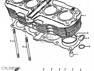 CYLINDER - GS550 1980 (T) USA (E03)