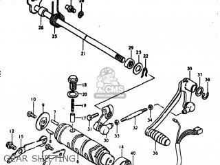 GEAR SHIFTING - GS550 1980 (T) USA (E03)