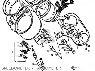 SPEEDOMETER - TACHOMETER - GS550 1980 (T) USA (E03)