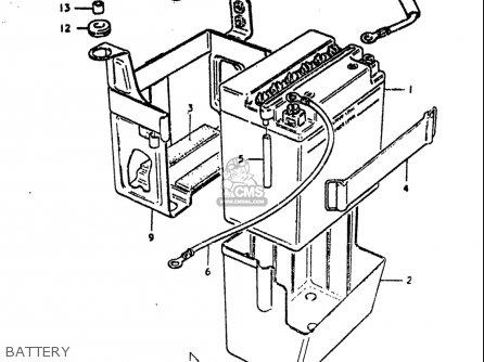 BATTERY - GS550 1980 (T) USA (E03)