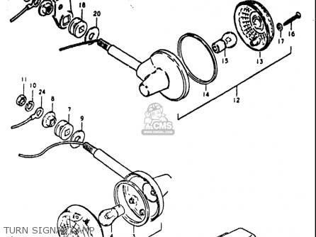 TURN SIGNAL LAMP - GS550 1980 (T) USA (E03)