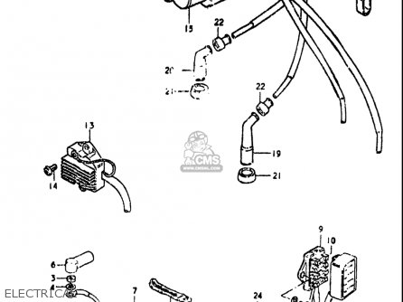 ELECTRICAL - GS550 1980 (T) USA (E03)