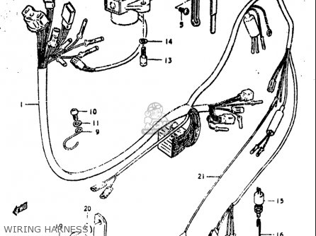 WIRING HARNESS - GS550 1980 (T) USA (E03)