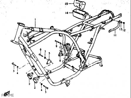 FRAME - GS550 1980 (T) USA (E03)