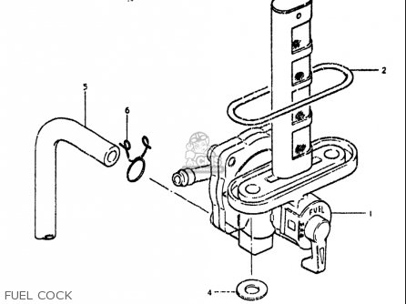 FUEL COCK - GS550 1980 (T) USA (E03)