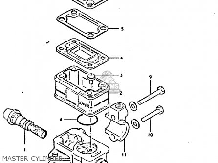 MASTER CYLINDER - GS550 1981 (X) GENERAL EXPORT (E01)