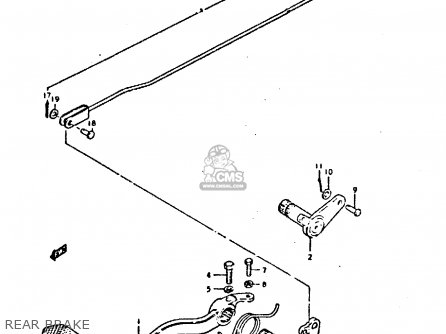 REAR BRAKE - GS550D 1980 (T) (E02 E15 E22 E24 E25)