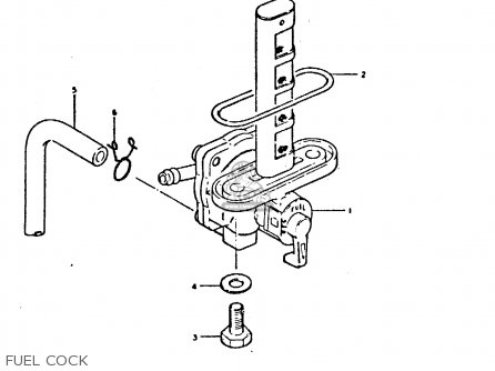 FUEL COCK - GS550D 1980 (T) (E02 E15 E22 E24 E25)